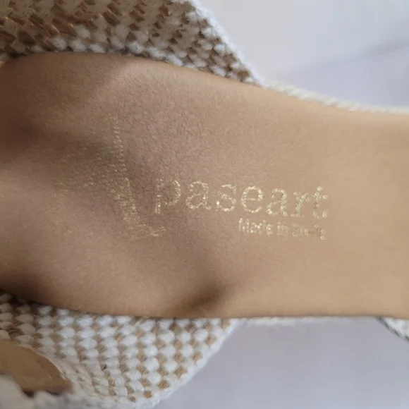 Paseart Espadrille Wedges Size 9 EU 40 - Picture 5 of 12